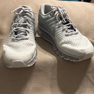 Nike White and Gray Sneakers